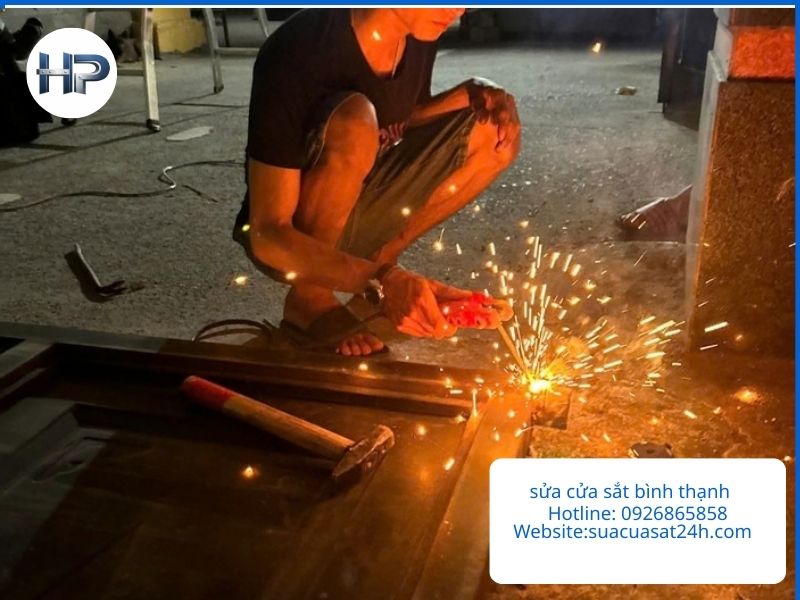 Sửa Cửa Sắt Bình Thạnh: Dịch Vụ Uy Tín, Thợ Hàn Tại Nhà 24/7 Giá Rẻ