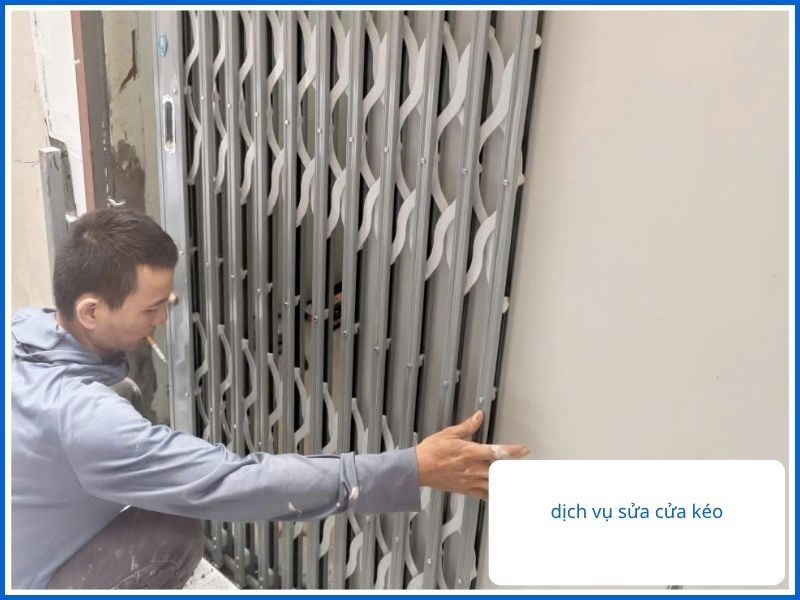Sửa Cửa Kéo Chuyên Nghiệp Với Quy Trình 5 Bước Khép Kín