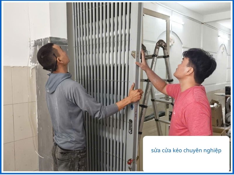 Quy Trình Sửa Cửa Kéo Chuyên Nghiệp Nhất Khu Vực Quận 9