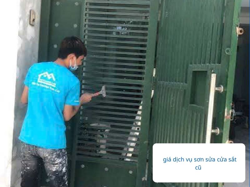 Khảo sát và báo giá dịch vụ sơn cửa sắt cũ trọn gói công khai minh bạch.