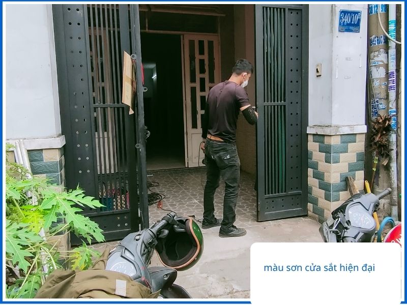 Tư vấn lựa chọn màu sơn cửa sắt hiện đại hợp phong thủy ngôi nhà.
