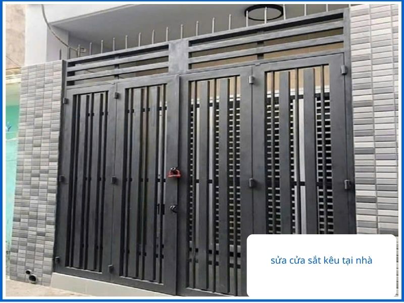 Hướng dẫn khắc phục cửa sắt kêu to khi đóng mở tại nhà