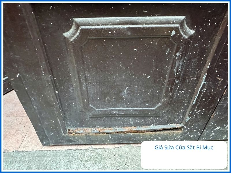 Bảng giá sửa cửa sắt bị mục tận nơi