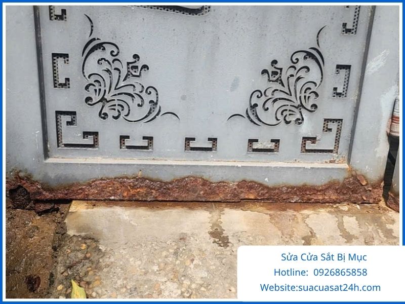 Sửa Cửa Sắt Bị Mục : Nguyên Nhân Và Cách Khắc Phục Triệt Để