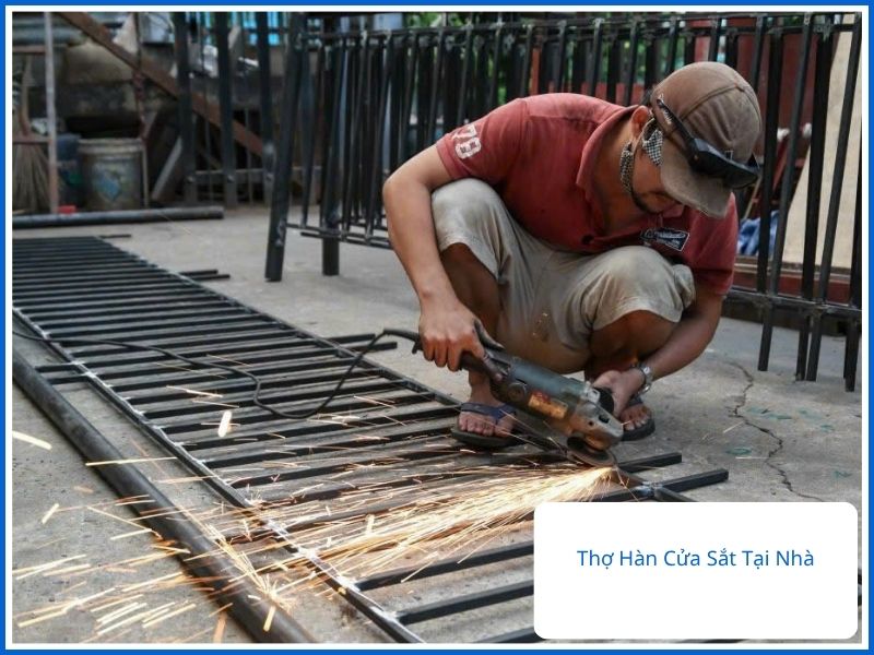Thợ hàn cửa sắt tại nhà chuyên nghiệp.