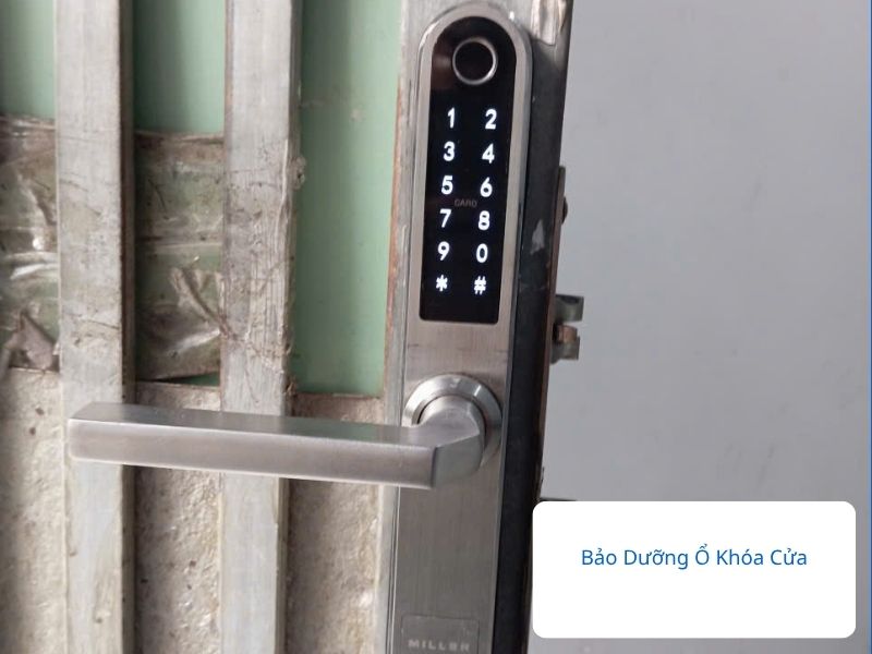 Bảo dưỡng ổ khóa cửa sắt định kỳ tại Cơ Khí Hòa Phát