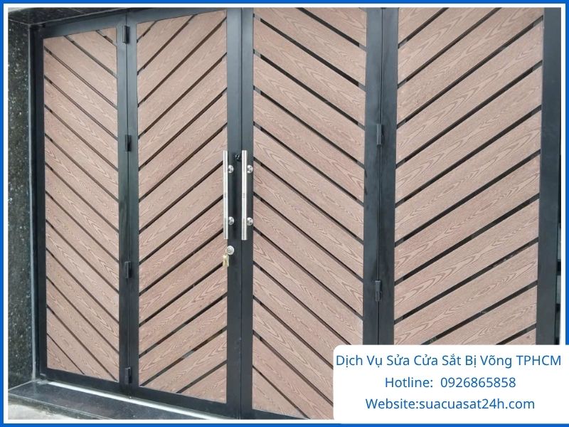 Dịch vụ sửa cửa sắt bị võng xệ cánh tại TP.HCM