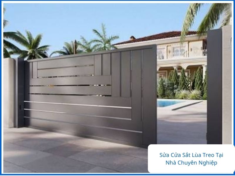 Thợ sửa cửa sắt lùa treo tại nhà uy tín, có mặt sau 30 phút.