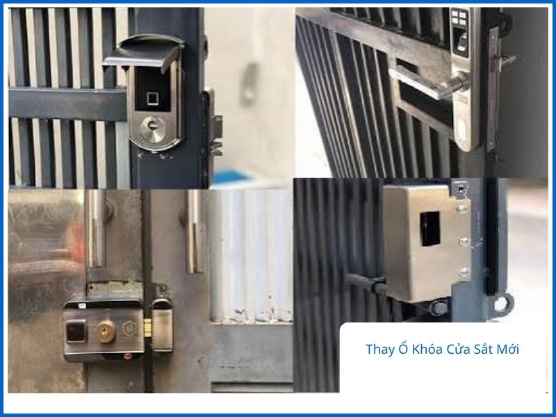Dịch vụ thay ổ khóa cửa sắt mới chính hãng, an toàn