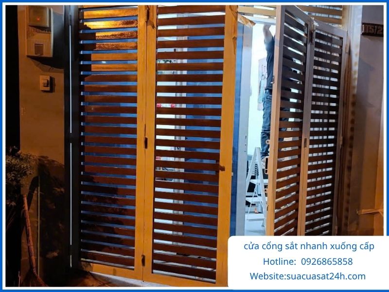 Nguyên nhân cửa cổng sắt nhanh xuống cấp rỉ sét mục nát