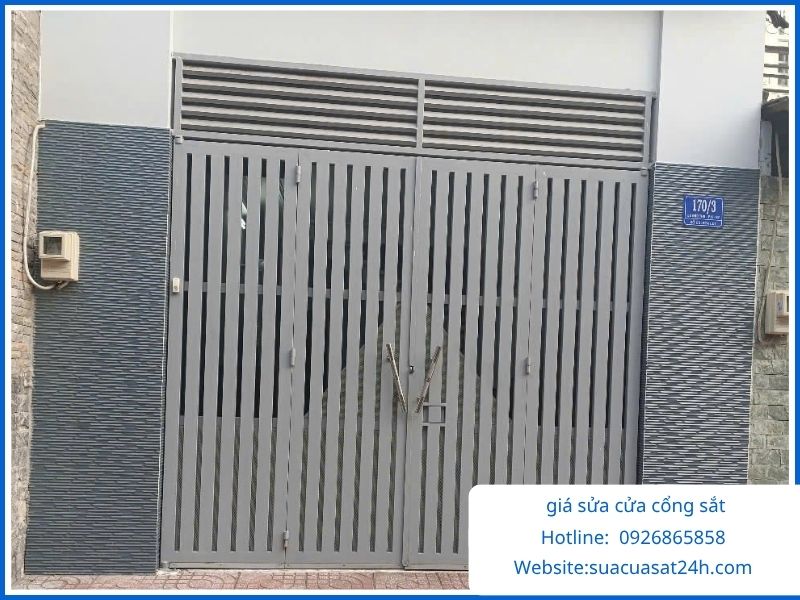 Bảng báo giá sửa cửa cổng sắt cạnh tranh nhất TPHCM