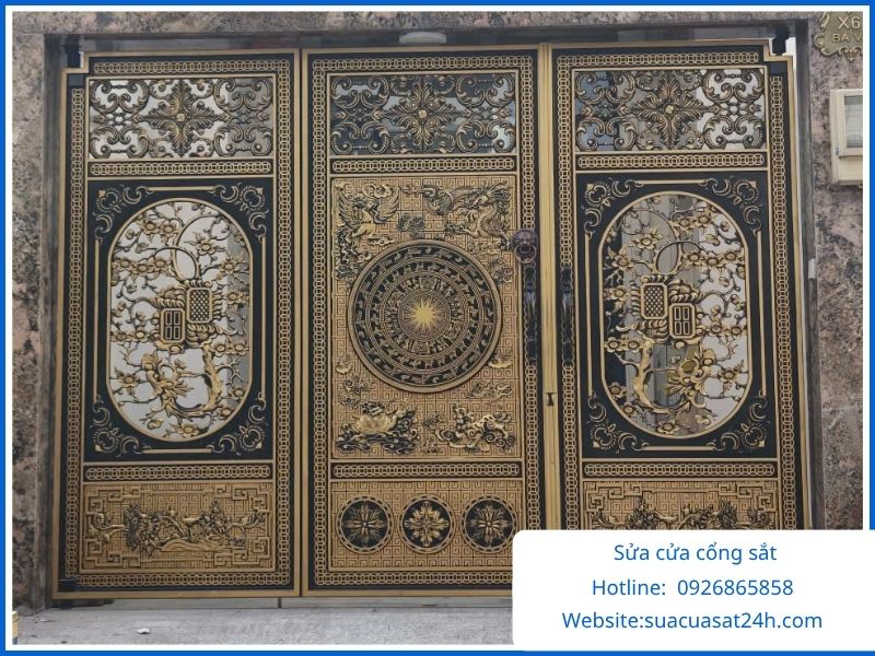 Sửa cửa cổng sắt tại nhà chắc chắn, đúng tình trạng