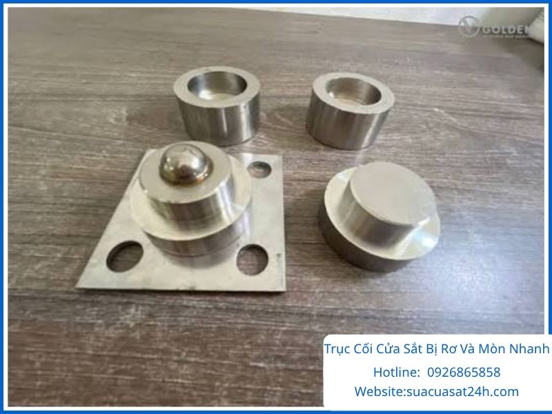 Khắc phục sự cố trục cối cửa sắt bị rơ và mòn nhanh do thiếu mỡ