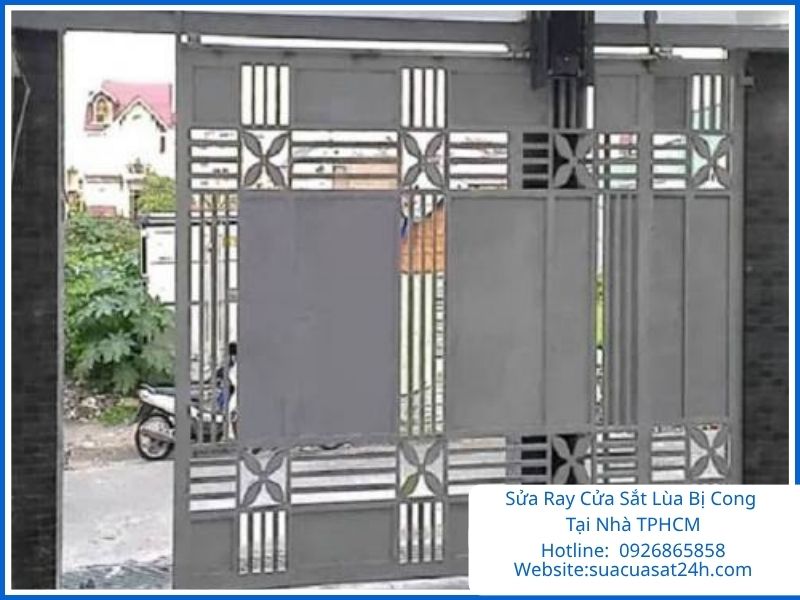 Thợ sửa ray cửa sắt lùa bị cong tại nhà TPHCM chuyên nghiệp